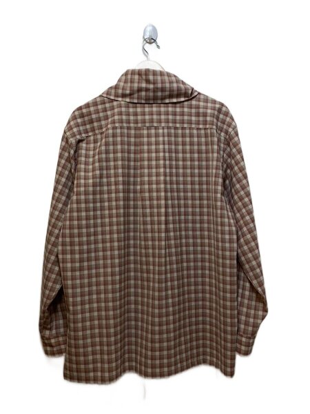 NEZU YOHINTEN / 23SS/スカーフシャツ/3/ポリエステル/PNK/チェック/200423 NEZU YOHINTEN(ネズヨウヒンテン) / 23SS/スカーフシャツ/3