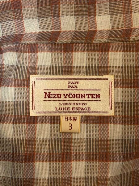 NEZU YOHINTEN(ネズヨウヒンテン) / 23SS/スカーフシャツ/3