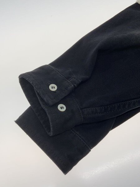 MARNI / 23AW/パッチワークブラックデニムシャツ長袖シャツ/46/デニム/BLK/CUJU0061L1/フェード MARNI([イリョウ/フクショク]マルニ) / 23AW/パッチワークシャツ/46