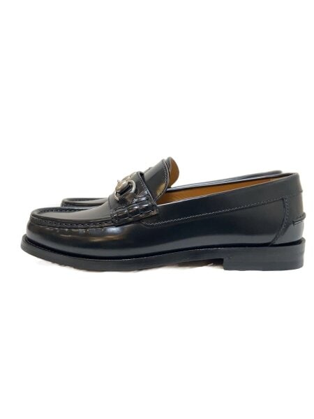 GUCCI(グッチ) / ホースビットローファー/UK6/ブラック/レザー/776660 