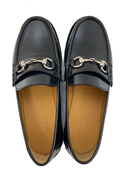 GUCCI(グッチ) / ホースビットローファー/UK6/ブラック/レザー/776660 