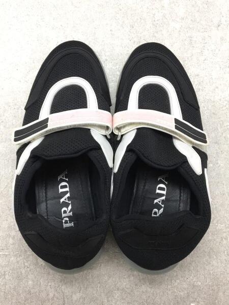 PRADA◇ローカットスニーカー/36.5/GRY/レザー/413 PRADA◇ローカット