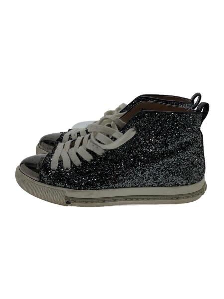 MIU MIU(ミュウミュウ) / グリッター/ハイカットスニーカー/36.5/SLV 
