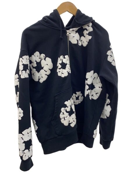 DENIM TEARS(デニムティアーズ) / Cotton wreath Zip Hoodie Black 