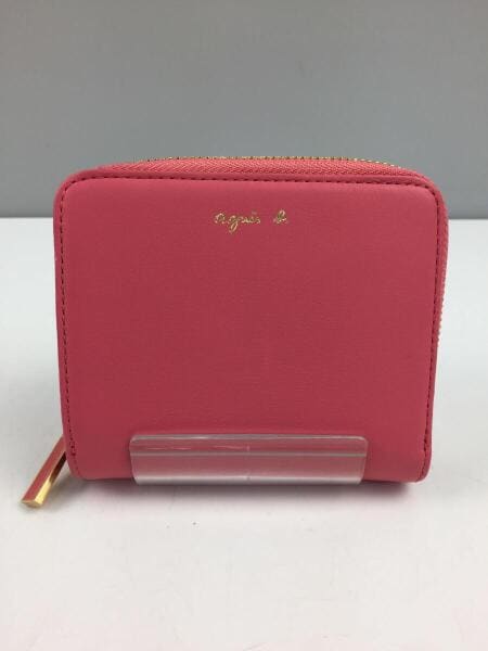 agnes b. アニエスベー 財布 二つ折り ピンク agnes b.(アニエスベー