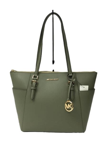 MICHAEL KORS(マイケルコース) / トートバッグ/レザー/KHK/無地 
