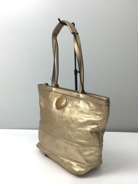 COACH(コーチ) / ハンドバッグ/レザー/GLD/総柄/コーチ/ゴールド/金 