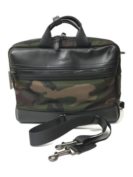COACH 3WAY バッグ　カモフラージュ 柄 COACH(コーチ) / ブリーフケース/キャンバス/GRN/カモフラ/コーチ/迷彩