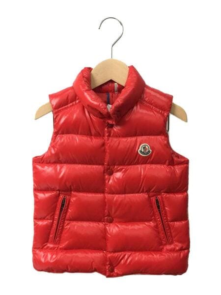 MONCLER(モンクレール) / ベスト/100cm/ナイロン/RED/ダウン 