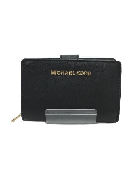 新品未使用　Michael Kors 折財布 二つ折り ブラック コンパクトな折り財布✨ 新品 MICHAEL KORS 折り財布 ブラック - メルカリ
