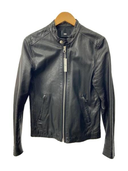 HARE 黒 レザー ライダースジャケット レザーWライダース(HARE
