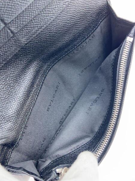 BVLGARI(ブルガリ) / 長財布/レザー/BLK/無地/メンズ/27746 | 中古品の