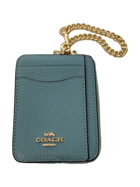 COACH(コーチ) / コインケース/レザー/BLU/無地/レディース/6303 