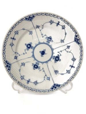 売却済み！　 ロイヤルコペンハーゲンディナー皿ハーフレース 2枚 ROYAL COPENHAGEN（ロイヤルコペンハーゲン）のプレートの#ディナー皿