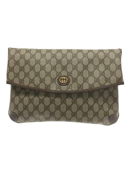 GUCCI(グッチ) / オールドグッチ/クラッチバッグ/PVC/GRY/総柄/004・39 