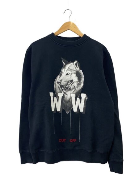 OFF-WHITE(オフホワイト) / 16AW/WOLFプリント/スウェット/S/コットン 