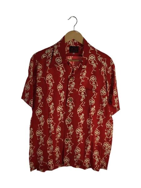 EVISU(エヴィス) / 半袖シャツ/40/レーヨン/RED/総柄 | 古着の販売 