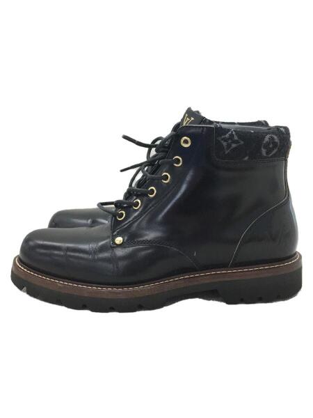 LOUIS VUITTON(ルイヴィトン) / レースアップブーツ/UK7.5/BLK/レザー 