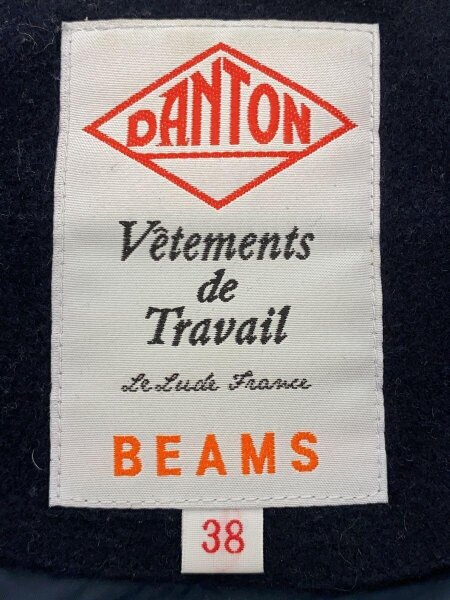 DANTON(ダントン) / ダウンジャケット/38/ウール/NVY/無地/jd-8563