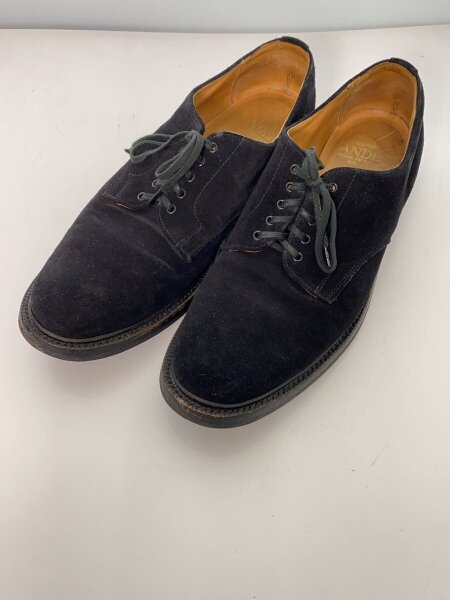 SANDERS × UNITED ARROWS / ドレスシューズ/9/BLK/スウェード/2117BS/外羽/ソール減り・使用感有 SANDERS(サンダース) / ドレスシューズ/9/BLK/スウェード/2117BS/外羽