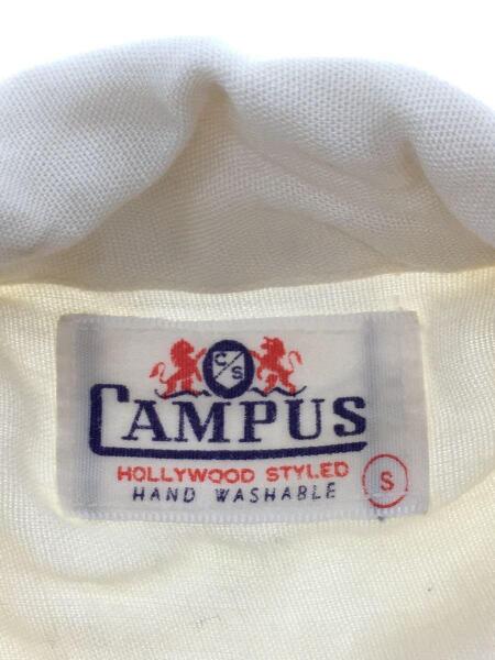 CAMPUS(キャンパス) / 半袖シャツ/S/コットン/CRM/40s~50s | 古着の 