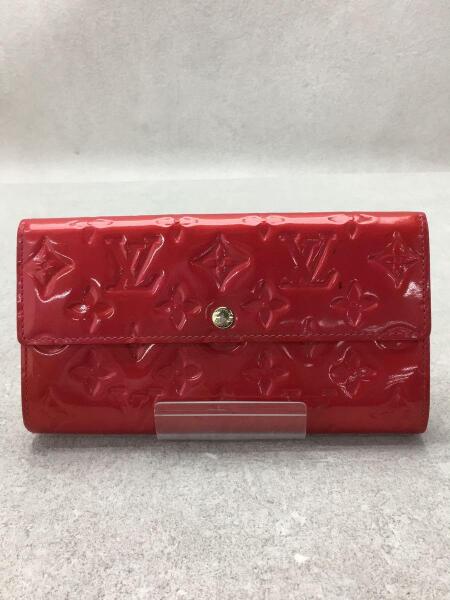 LOUIS VUITTON(ルイヴィトン) / 長財布/エナメル/RED/総柄/メンズ 