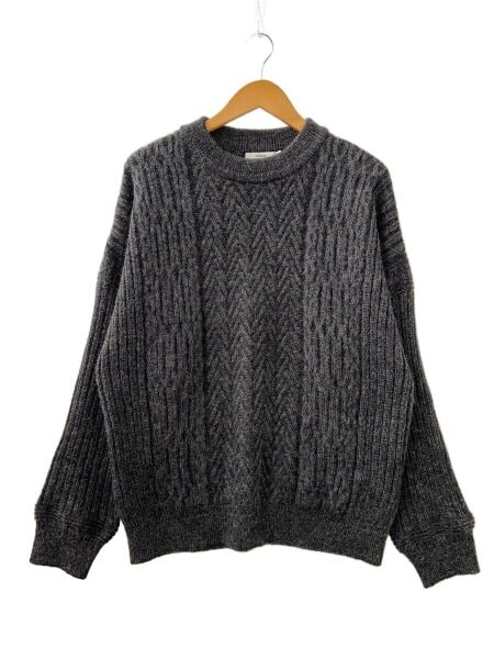 YASHIKI(ヤシキ) / ニット・セーター(厚手)/2/モヘア/BLK/ysk-25aw 