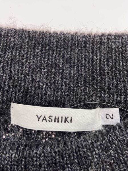 YASHIKI(ヤシキ) / ニット・セーター(厚手)/2/モヘア/BLK/ysk-25aw 
