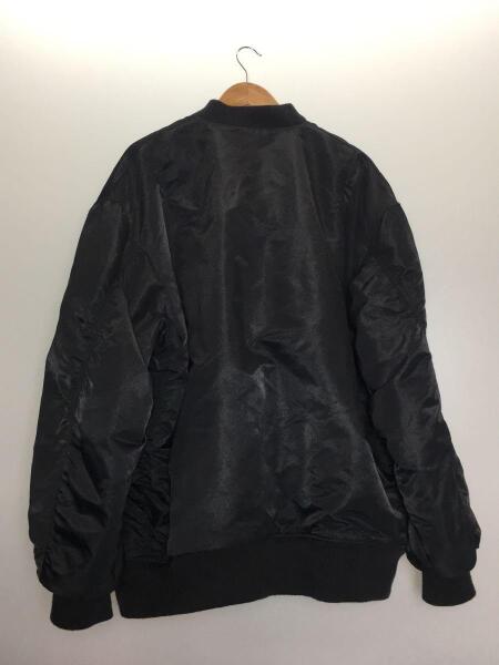 URU(ウル) / 22AW/MA-1 BLOUSON/ブルゾン/3/ポリエステル/BLK/無地 