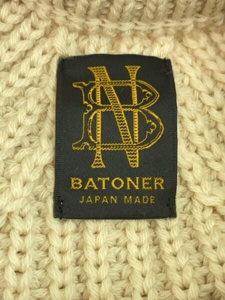 BATONER(バトナー) / シグネチャーセーター/ニット/2/ウール/BEG/BN 