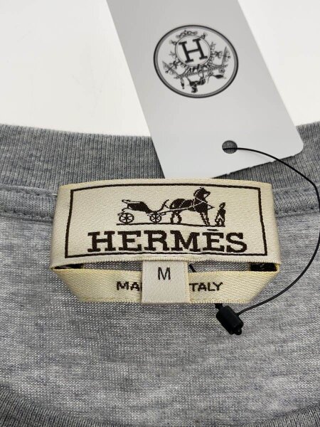 HERMES / Tシャツ/M/コットン/GRY/H357925HA// HERMES(エルメス) / Tシャツ/M/コットン/GRY/H357925HA// | 古着の販売