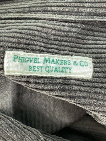 PHIGVEL(フィグベル) / CORDUROY ZIP SHIRT/ジャケット/1/コットン/BRW 