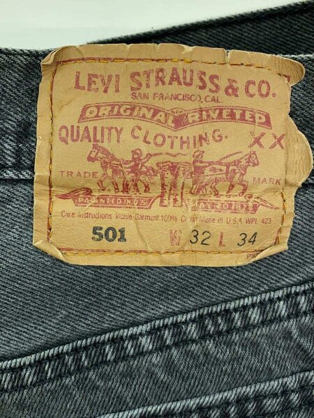 Levi's(リーバイス) / 93年製/501-0660/後染めブラック/90s/USA製