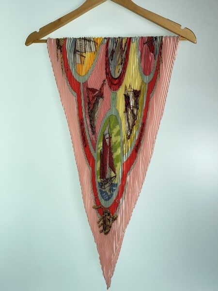 HERMES / カレ90/プリーツ/BELLES AMURES/帆の美学/スカーフ/シルク/ORN/レディース HERMES(エルメス) / カレ90/プリーツ/BELLES AMURES/帆の美学/スカーフ