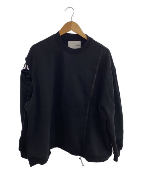yoshio kubo(ヨシオクボ) / MOTION SWEAT TOP/2/ポリエステル/BLK/無地 