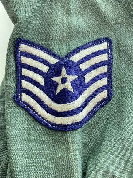 MILITARY / 50s/USAF/GOODLUCK FATIGUE/ミリタリージャケット/S/KHK/無地 MILITARY(ミリタリー) / 50s/USAF/GOODLUCK FATIGUE/ミリタリー