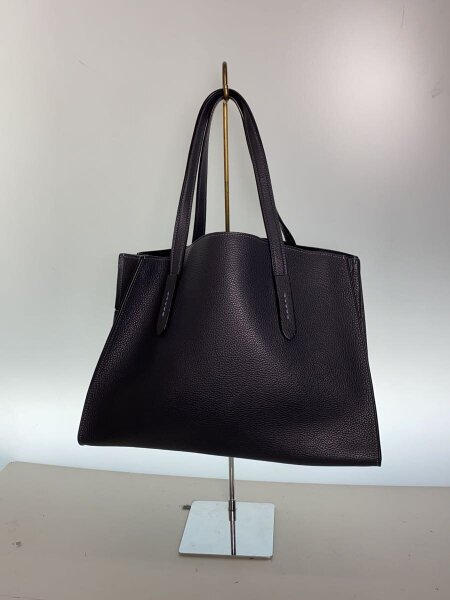 COACH(コーチ) / トートバッグ/レザー/GRY/無地/25137/内側劣化有 