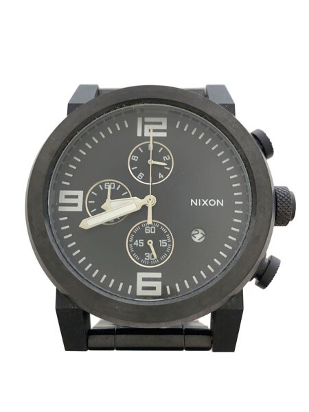 NIXON(ニクソン) / 腕時計/アナログ/ステンレス/BLK/BLK/電池切れ