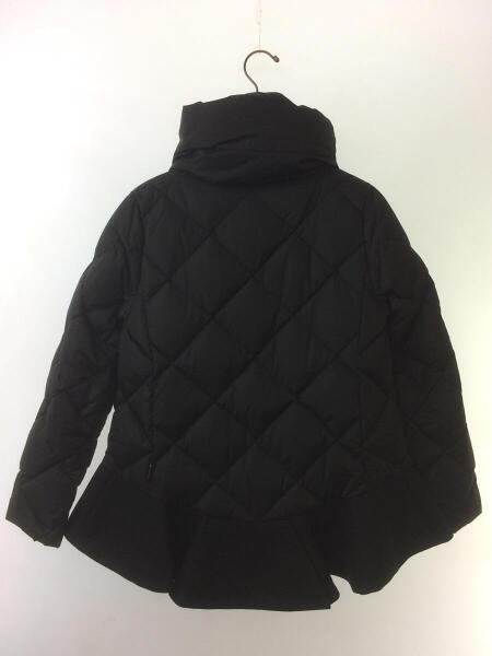 MONCLER モンクレール ナイロンジャケット フリル ぺプラム 00 黒