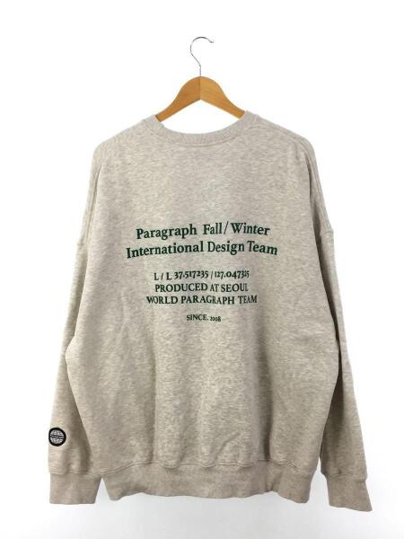 PARAGRAPH グレー スウェット P08 Paragraph P08 グレー スウェット