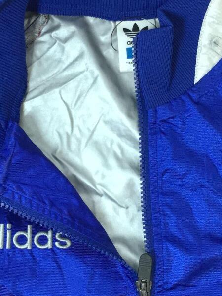 adidas(アディダス) / デサント製/ハーフジップナイロンジャケット/M-L 