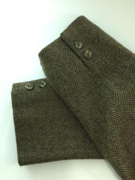 【美品】ブルックスブラザーズ テーラードジャケット ツイード ヘリンボーン ウール ツイード ヘリンボーンストライプ 段返り3釦