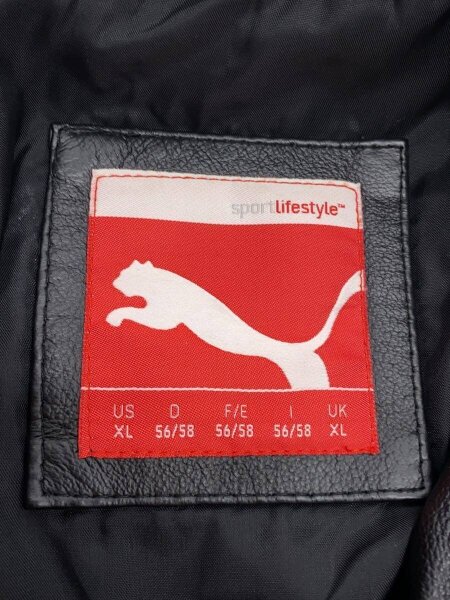 PUMA(プーマ) / シングルライダースジャケット/XL/豚革/ブラック 