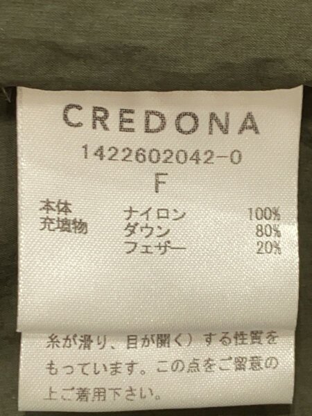 CREDONA(クレドナ) / ストール付2WAYダウンJK/ダウンジャケット/FREE 
