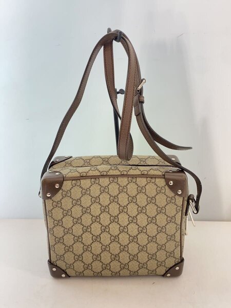 GUCCI(グッチ) / ショルダーバッグ_GGスプリーム/PVC/ベージュ/総柄 