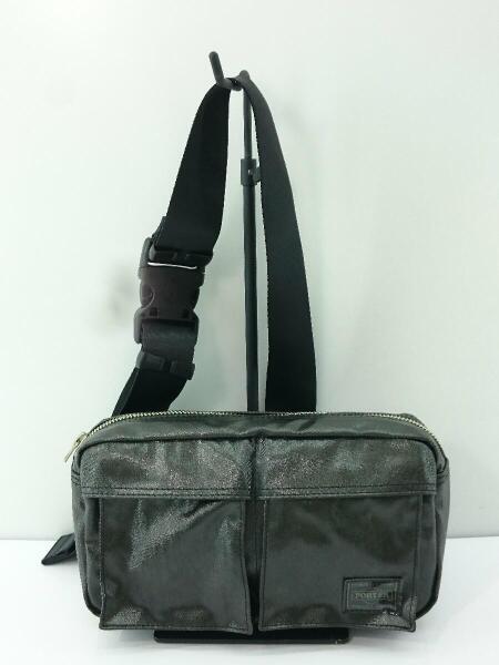Porter ポーター ウエストバッグ Gry フラップポケット セレクト カジュアル フロントポケット 合皮レザー セカンドストリート 衣類 家具 家電等の買取と販売ならセカンドストリート お問い合わせ番号