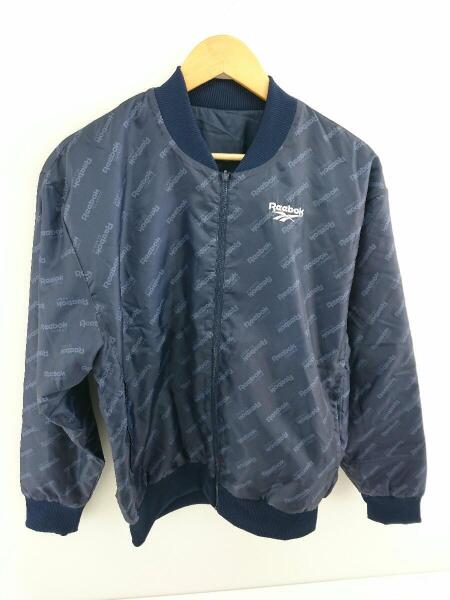 Reebok(リーボック) / MA-1型ブルゾン/中綿ブルゾン/M/BLU/総柄/FXP32 