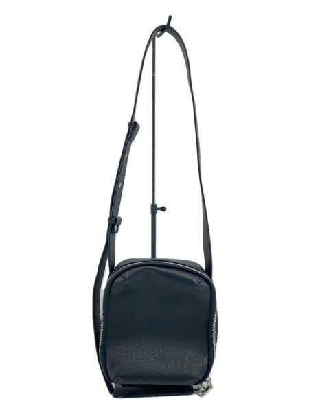 NO ID.(ノーアイディー) / ショルダーバッグ/レザー/BLK/無地 | 中古品 