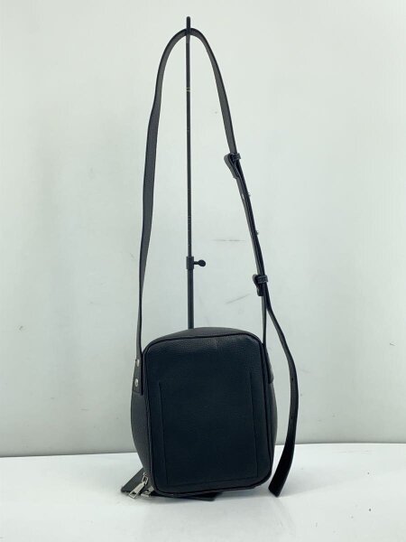 NO ID.(ノーアイディー) / ショルダーバッグ/レザー/BLK/無地 | 中古品 