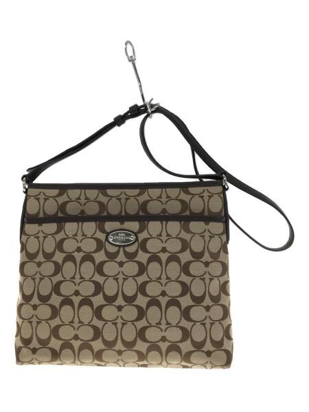 COACH(コーチ) / COACH コーチ/ショルダーバッグ/キャンバス/ベージュ 